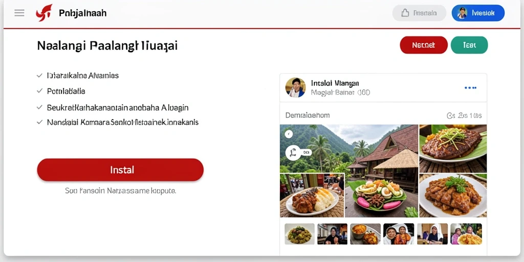 Komunitas aktif yang saling mendukung.