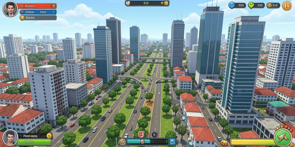 Gameplay yang penuh tantangan dan seru.