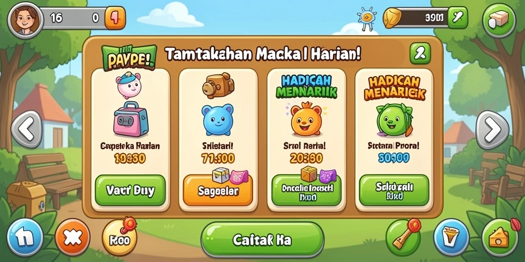 Deskripsi hadiah yang diperoleh setelah tantangan selesai.