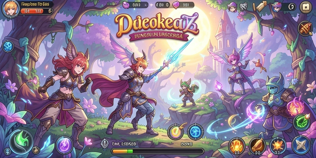 Screenshot interaksi pemain di mode multiplayer.