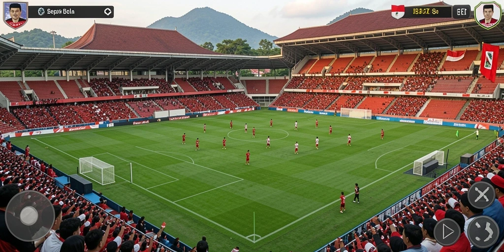 Momen seru saat berkompetisi dalam sebuah turnamen.