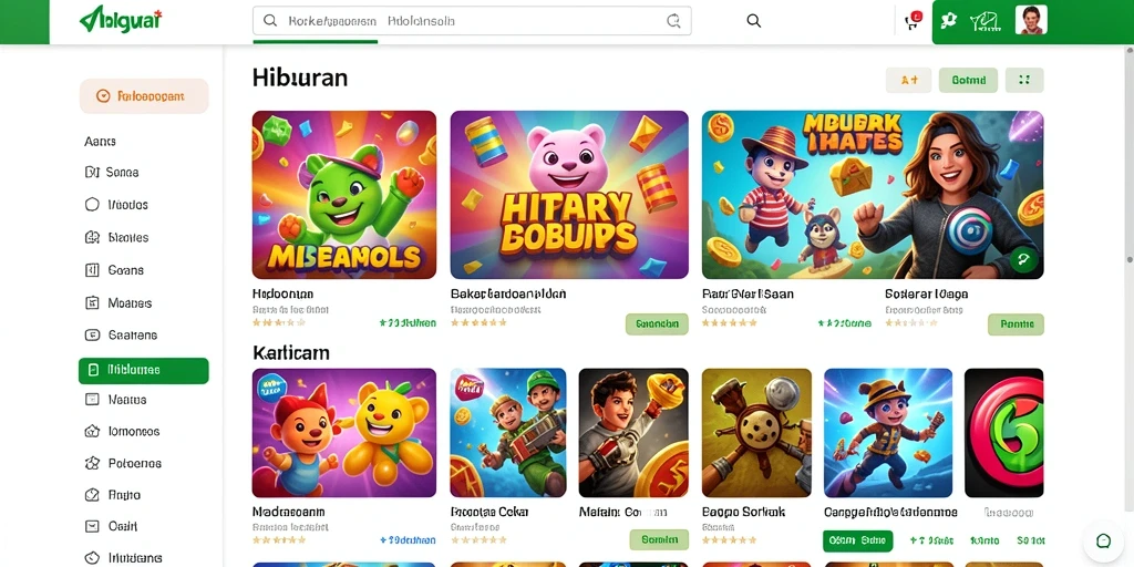 Gameplay yang penuh tantangan dan keseruan.